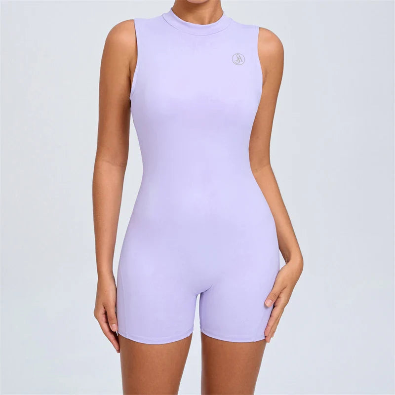 Allure Women's Backless Sport Jumpsuit
