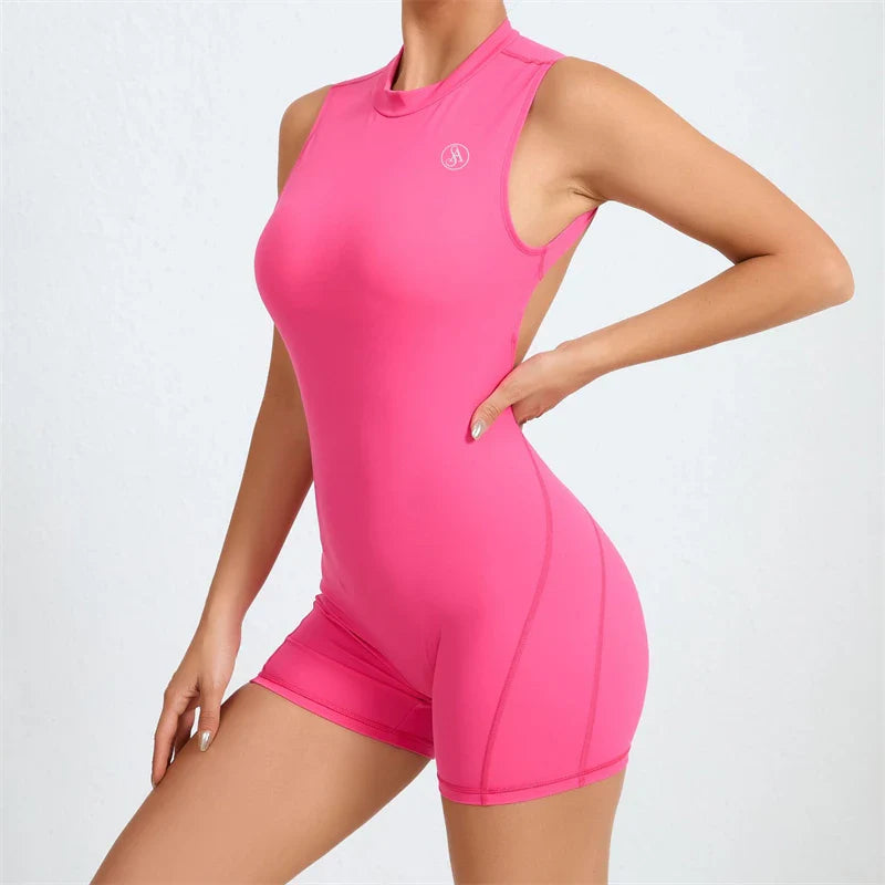 Allure Women's Backless Sport Jumpsuit