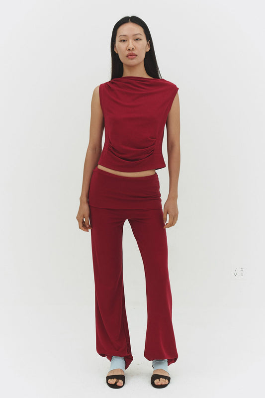 MARU PANT IN RASPBERRY