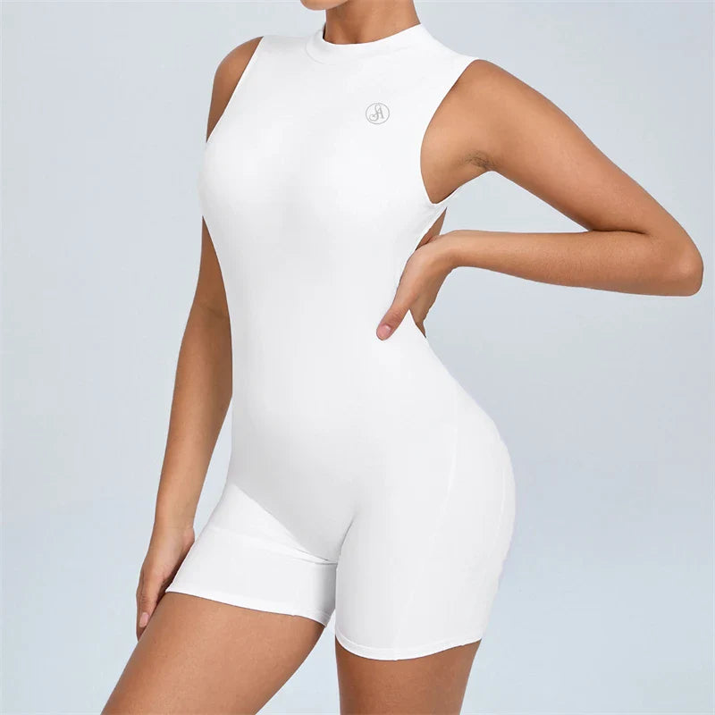 Allure Women's Backless Sport Jumpsuit