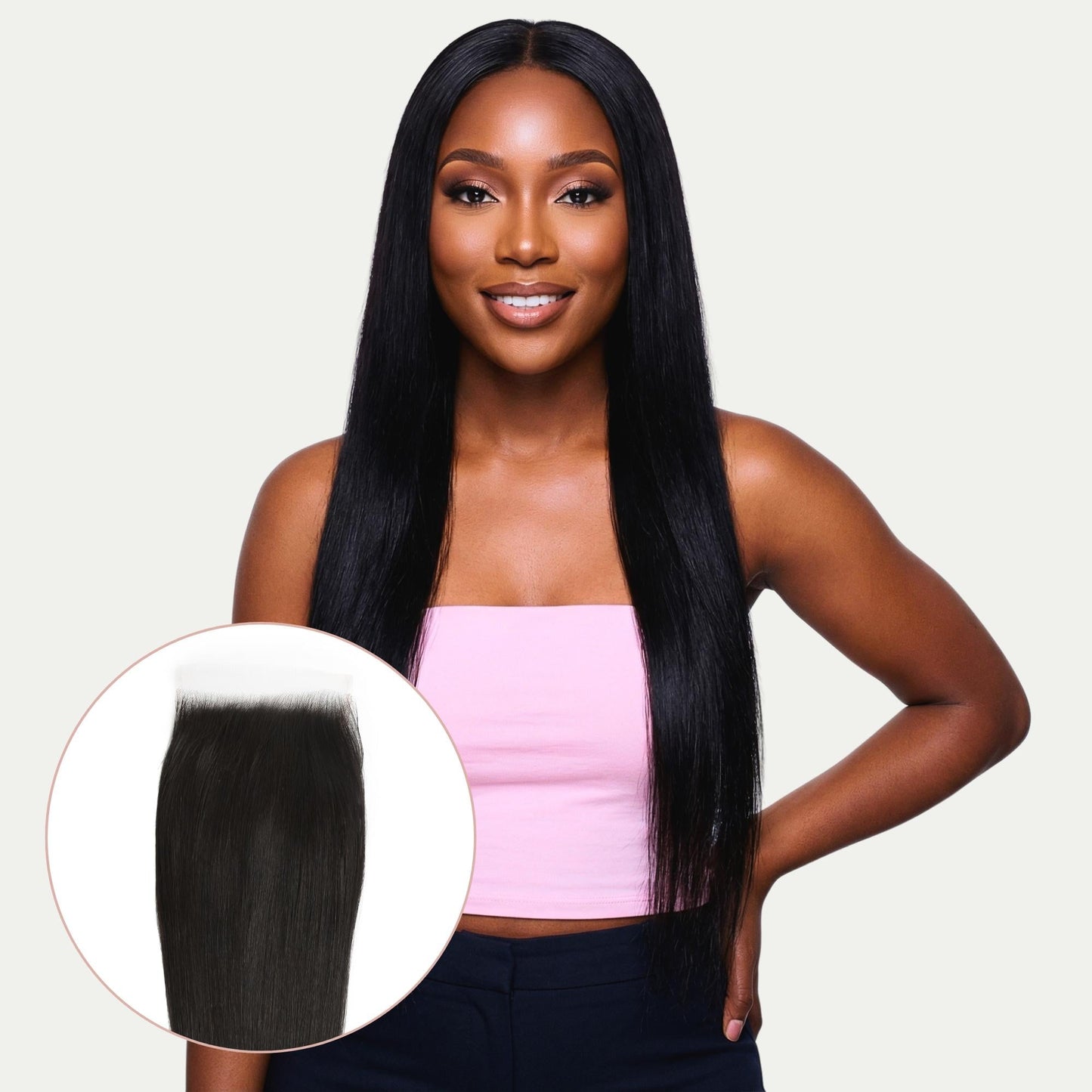 Straight 6x6 HD Lace Human Hair Closure