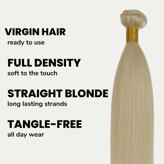 Straight Blonde 100% Human Hair Bundles