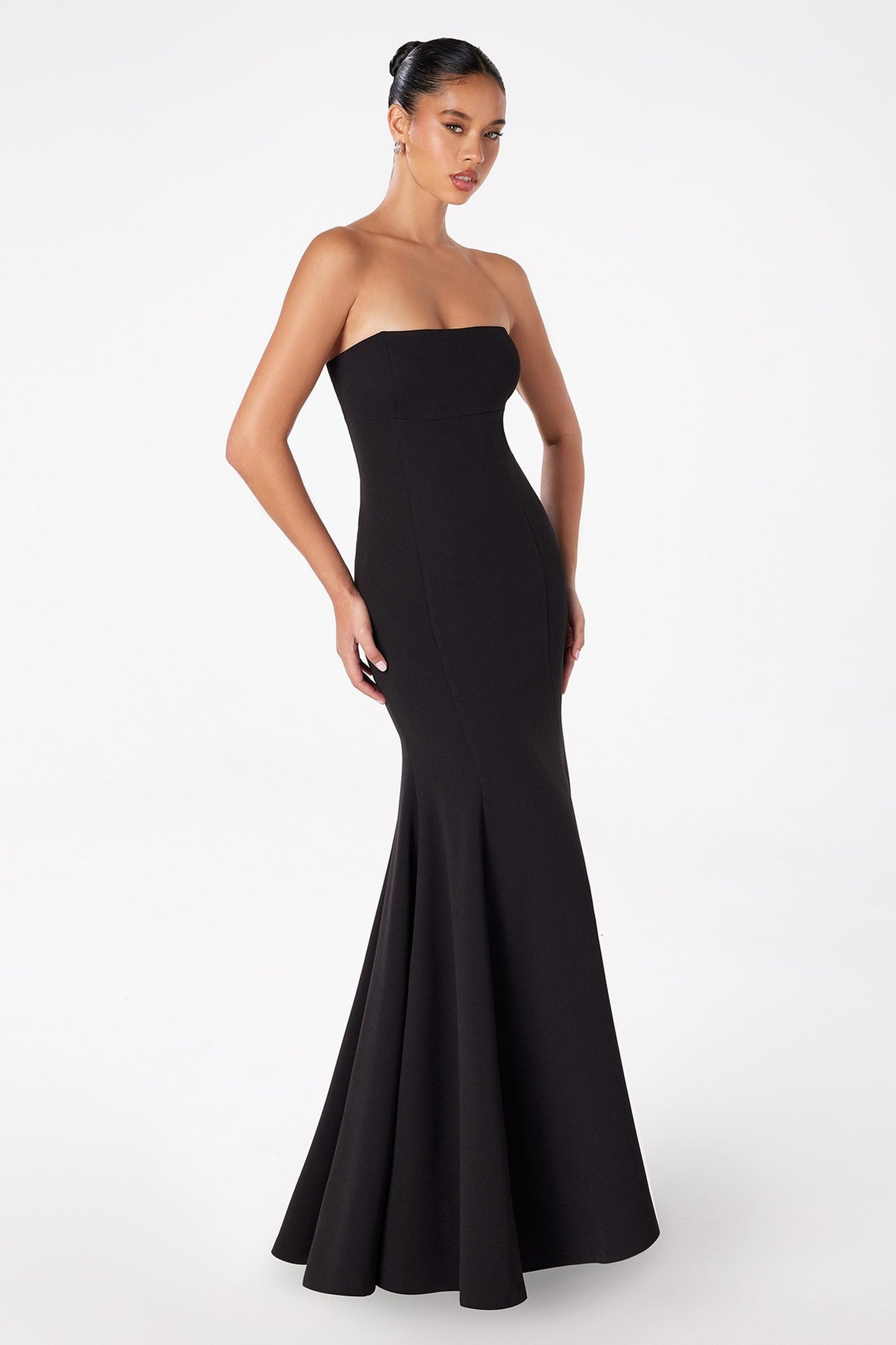 Astee Fitted Strapless Mermaid Gown