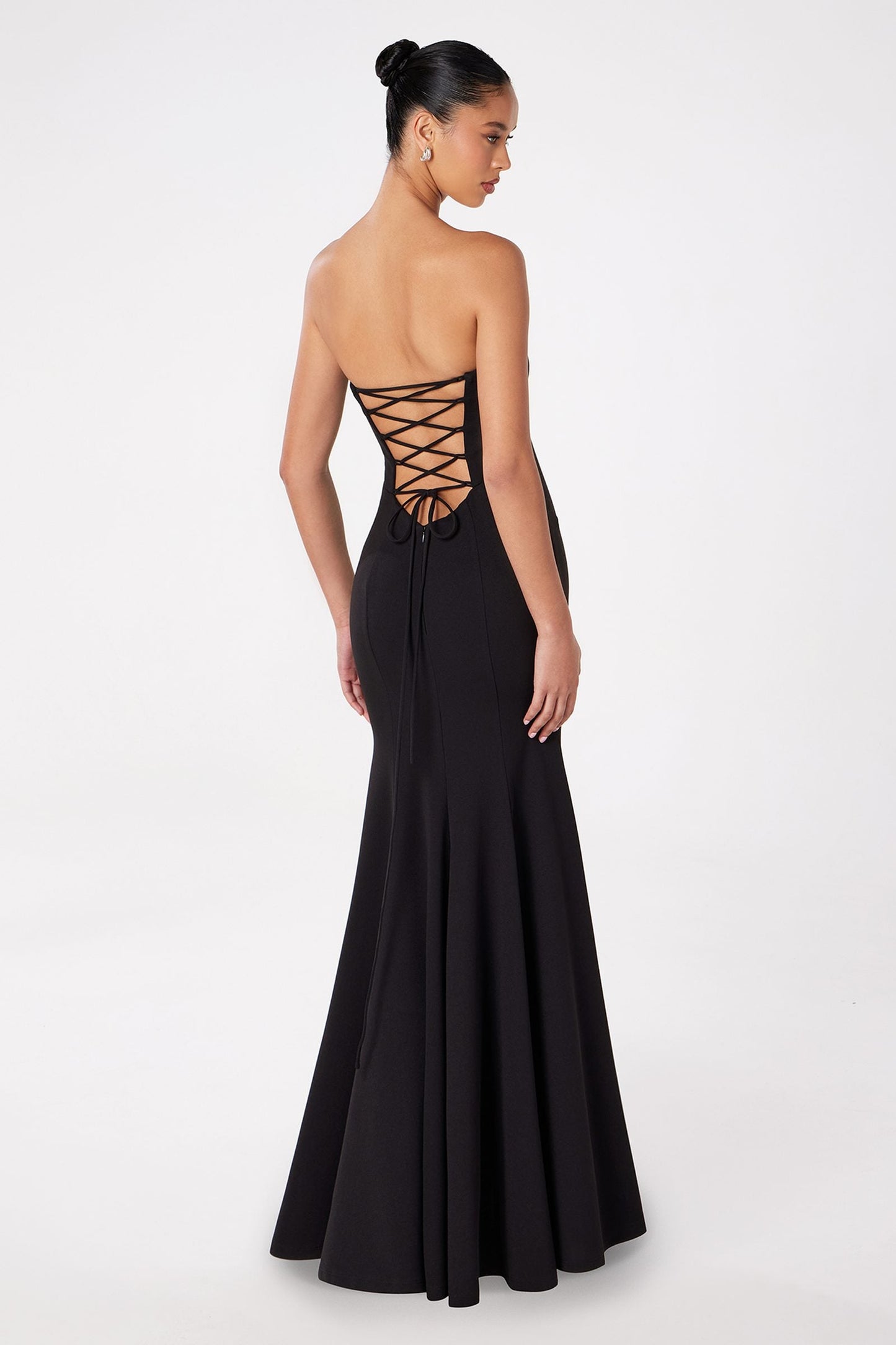 Astee Fitted Strapless Mermaid Gown