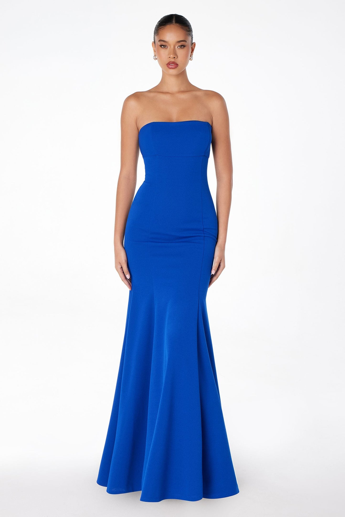 Astee Fitted Strapless Mermaid Gown