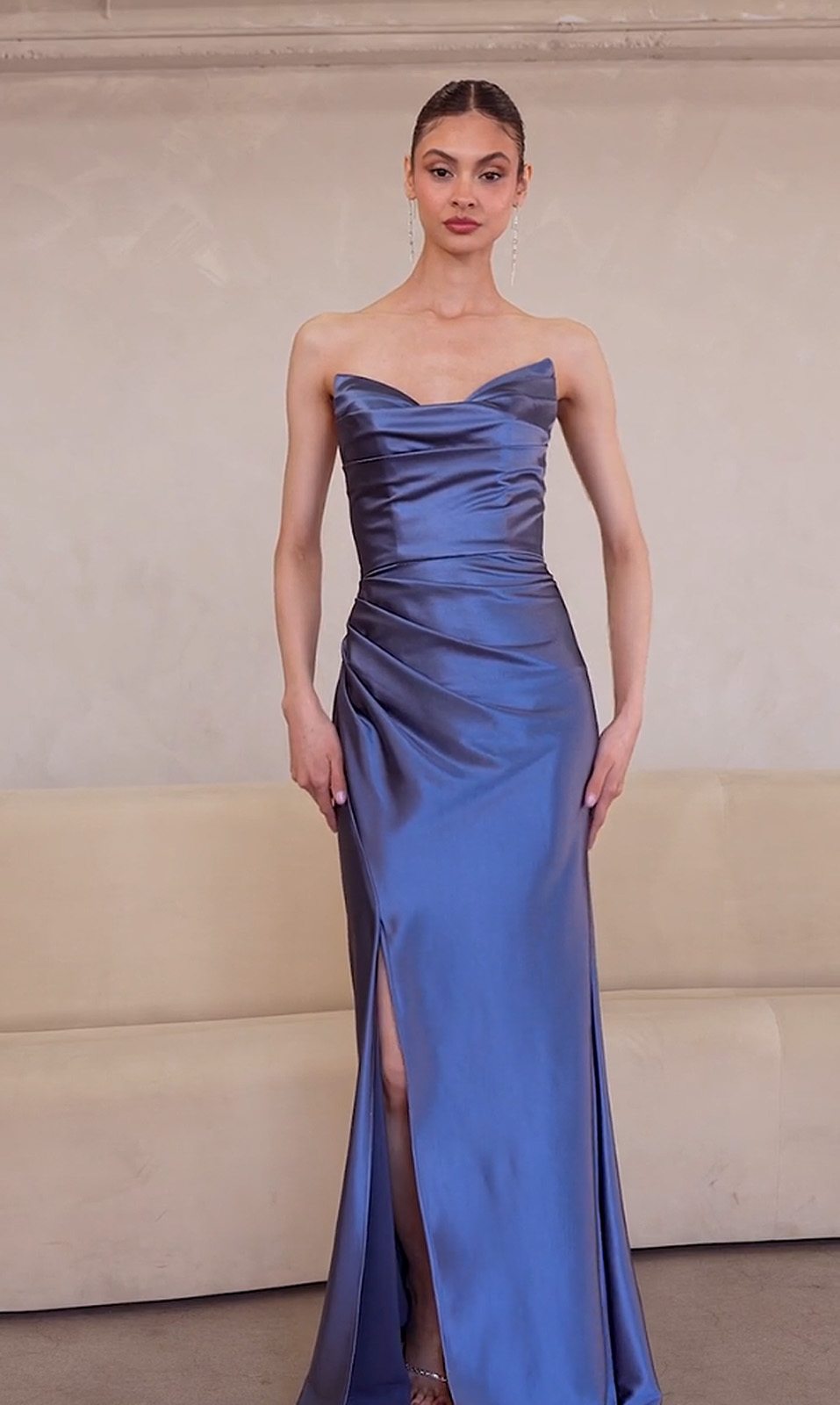 Ladivine Amoris Dress Off the Shoulder Fitted Gown