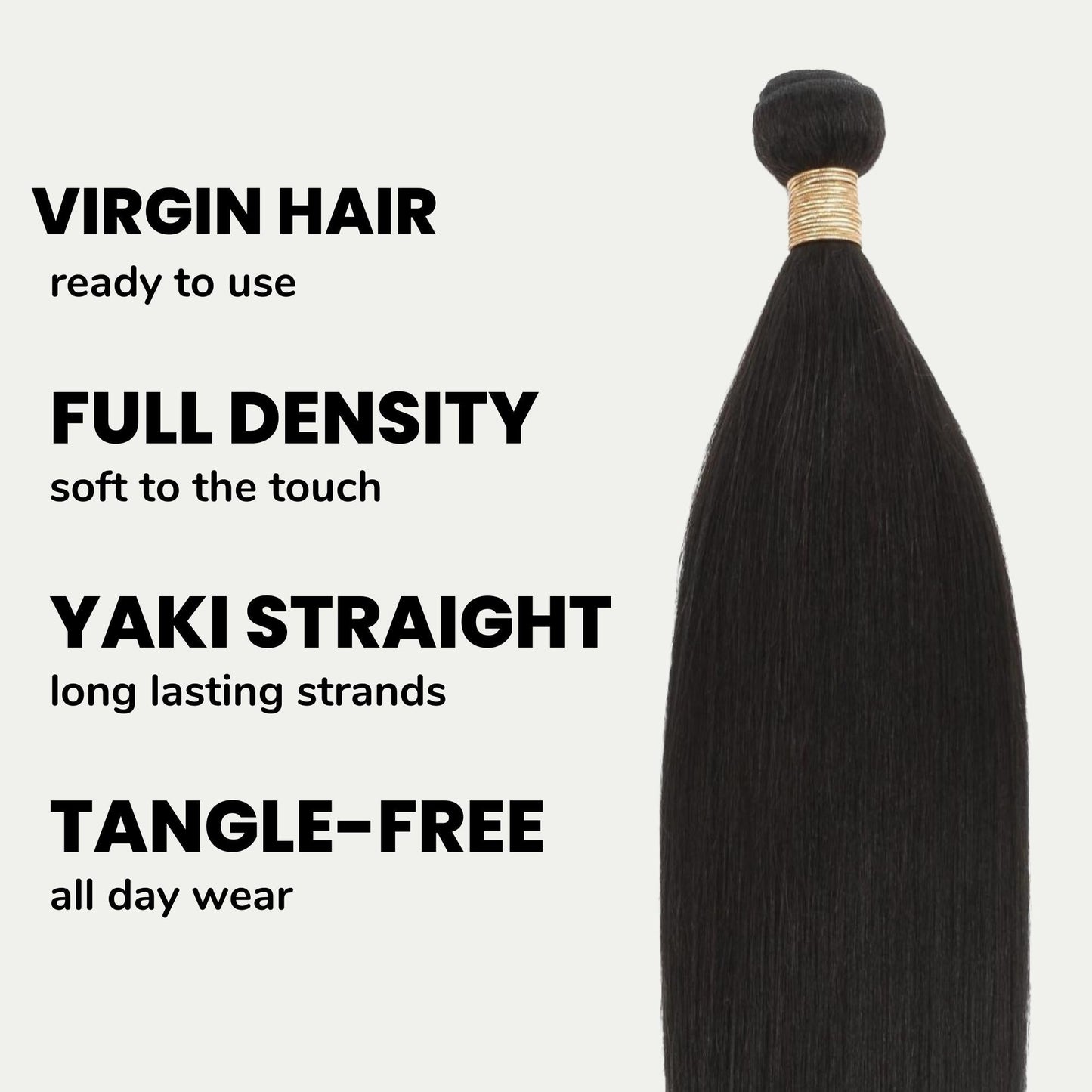 Yaki Straight 100% Human Hair Bundles
