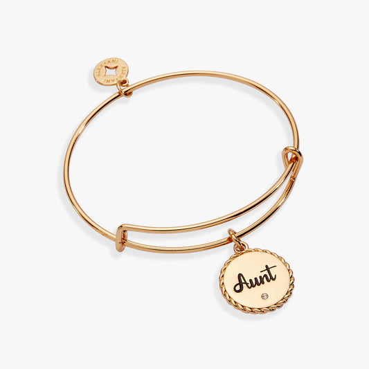 Aunt 'A Trusting Guide Forever By My Side' Charm Bangle