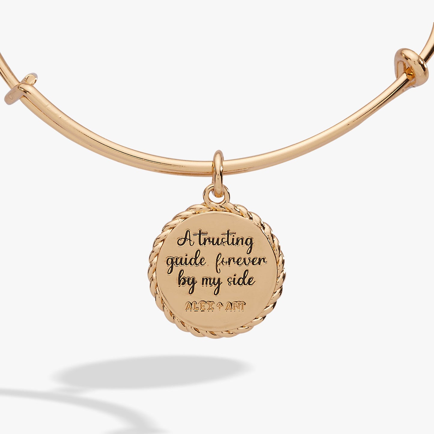 Aunt 'A Trusting Guide Forever By My Side' Charm Bangle