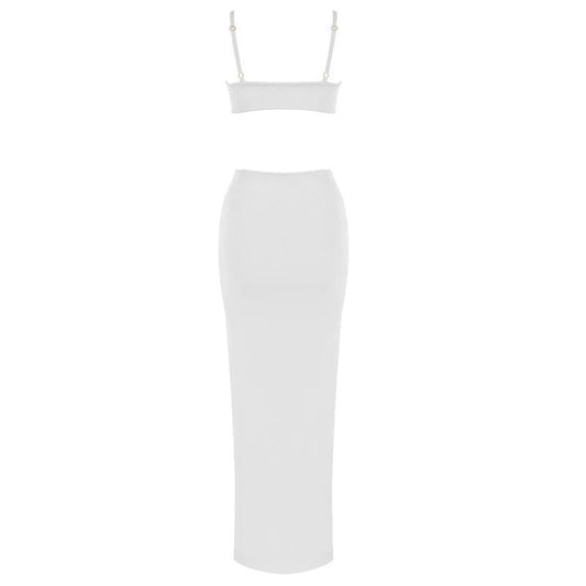 Yacht Bae White Maxi Dress