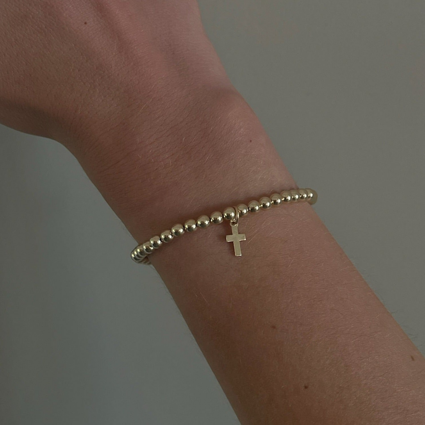 cross juno bracelet (4mm)