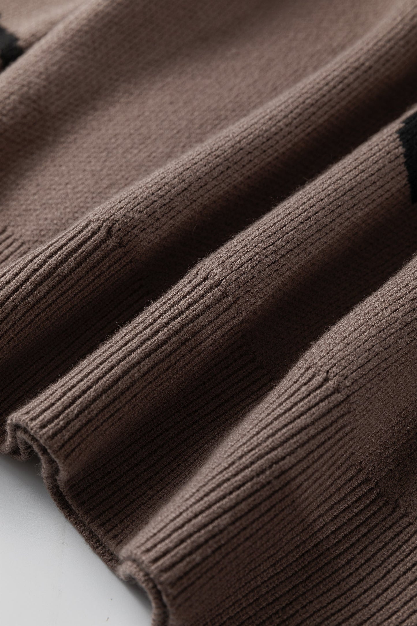Asymmetric Leopard Print Detail Drop Shoulder Sweater
