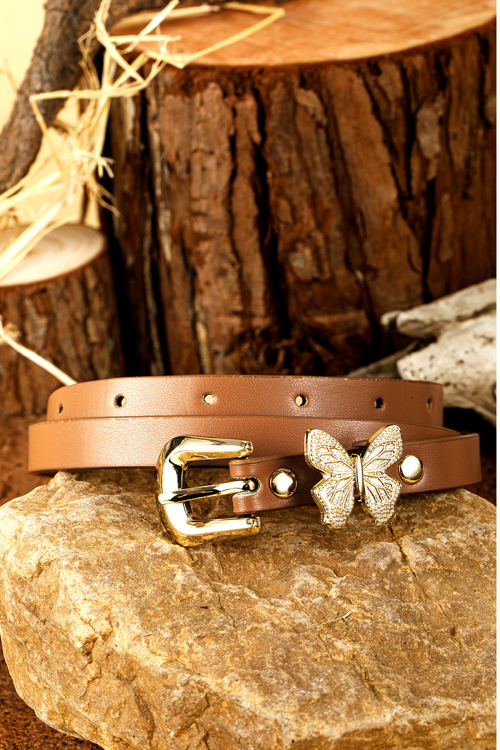 Julianna Leather Thin Waist Belt