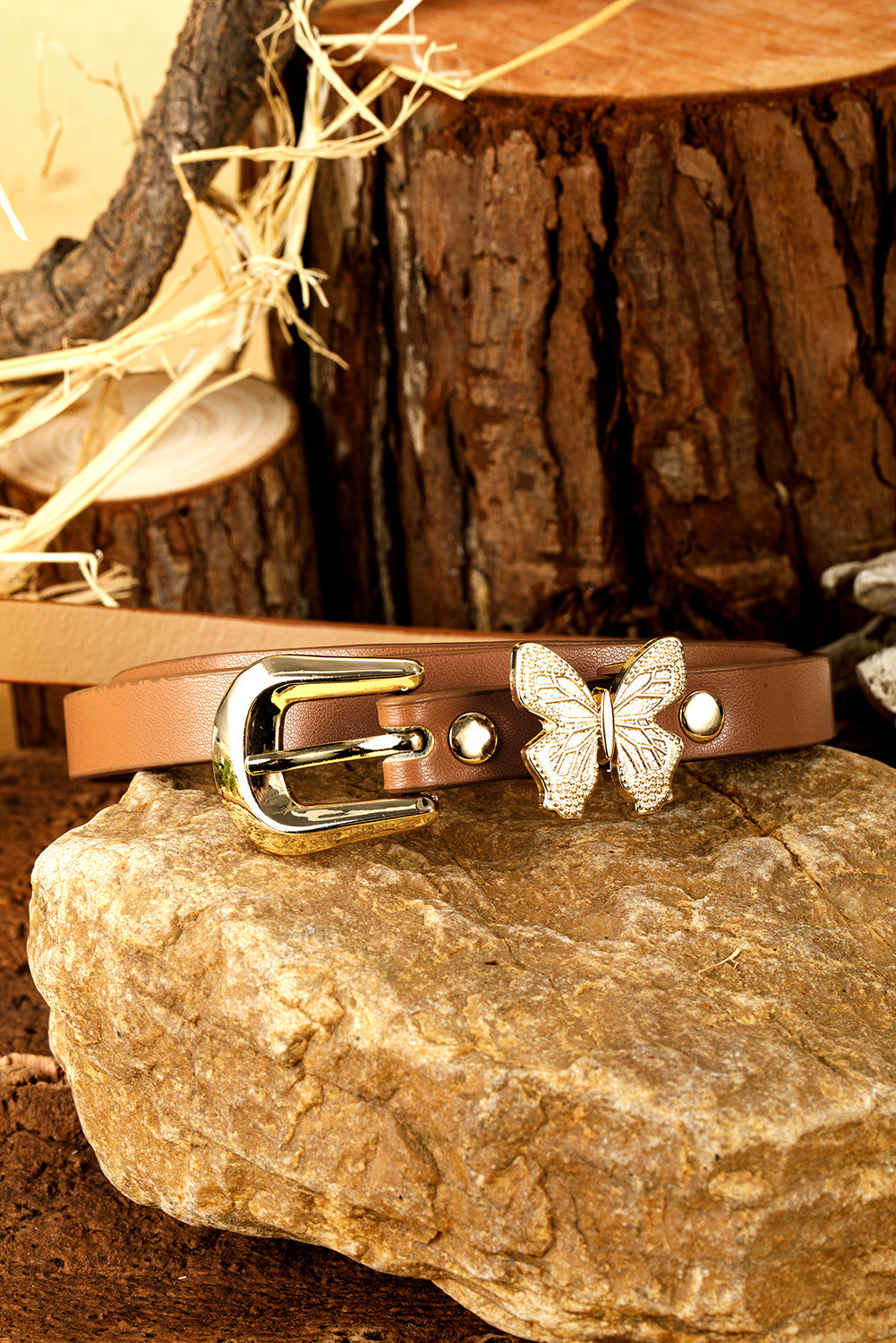 Julianna Leather Thin Waist Belt