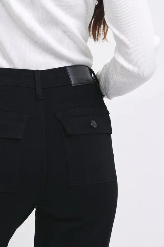 Judy Blue Full Size High Waist Cargo Cuffed Jogger