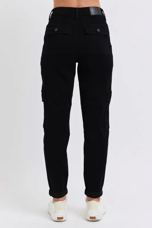 Judy Blue Full Size High Waist Cargo Cuffed Jogger