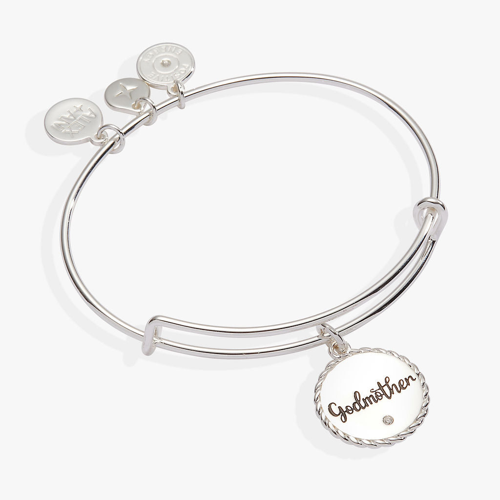 Godmother 'Loves Like A Parent, Acts Like A Friend' Charm Bangle