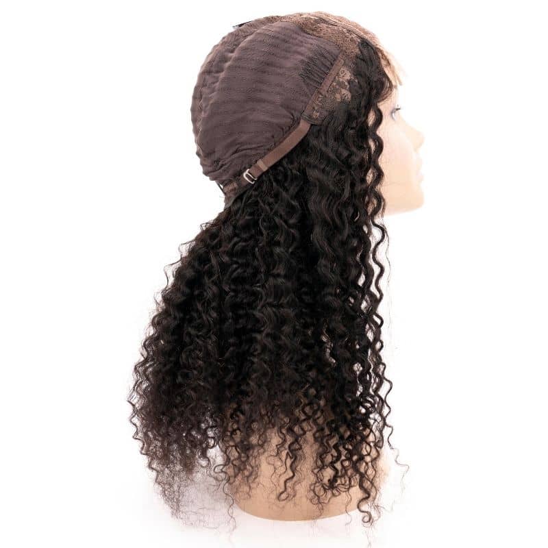 Kinky Curly 4x4 Transparent Lace 100% Human Hair Closure Wig