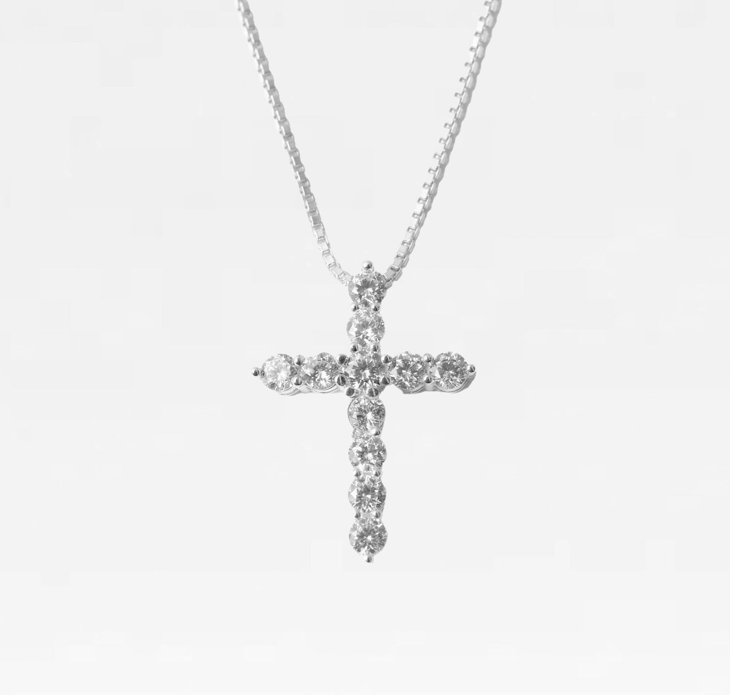 The Bella Pavé Cross Pendant