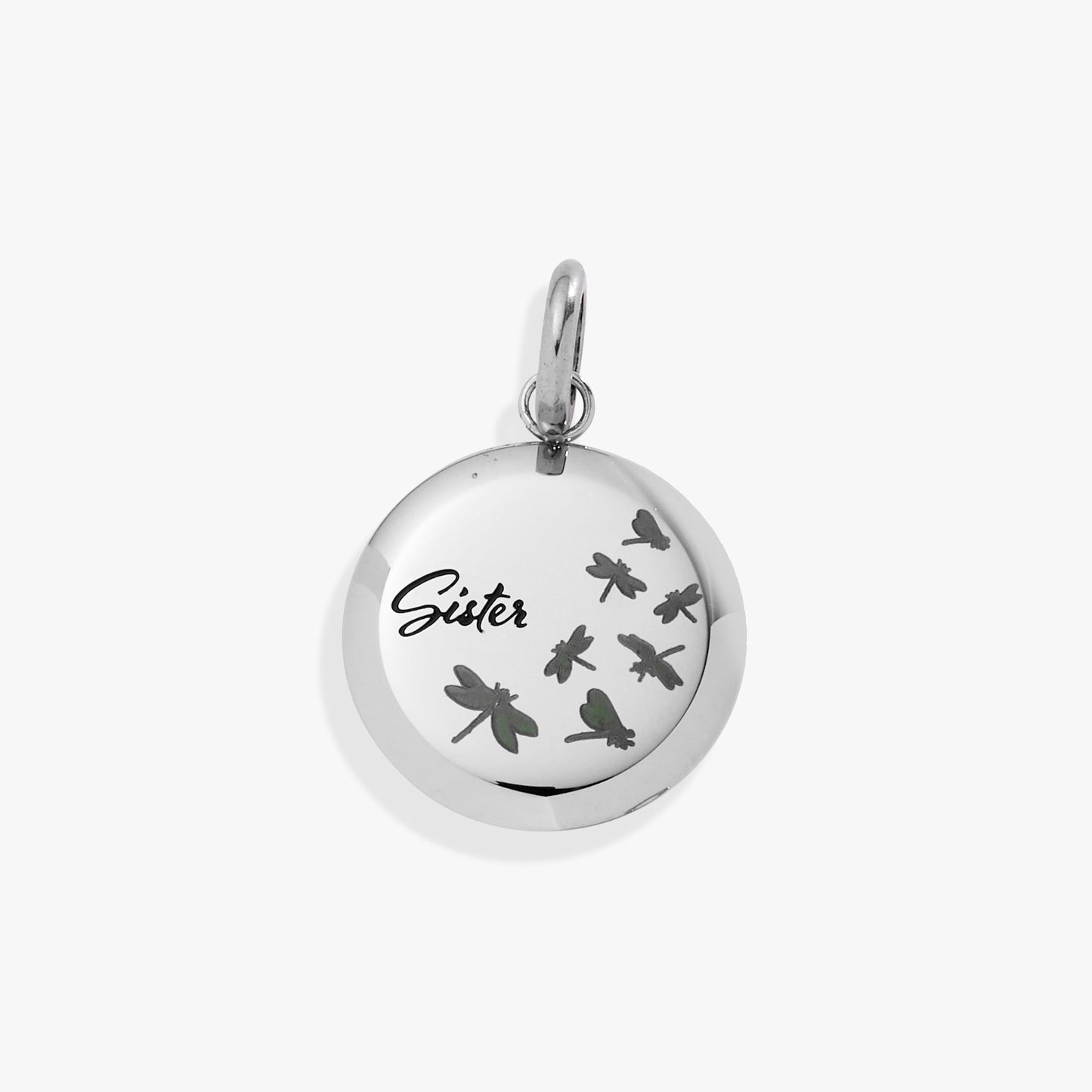 Sister Dragonfly Disc Charm