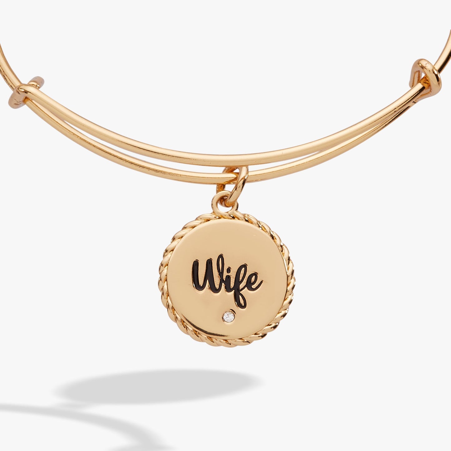 Wife 'True Love Stories Never Have Endings' Charm Bangle